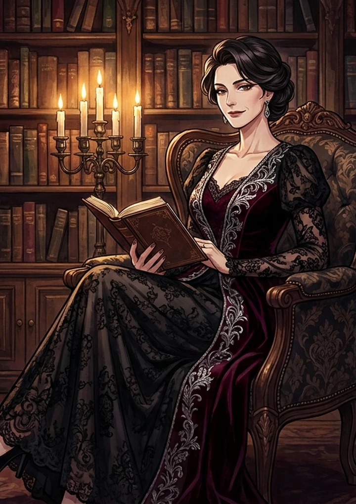 Character relit for a candlelit interior