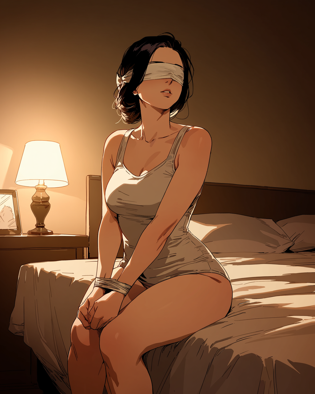 Blindfolded, Waiting