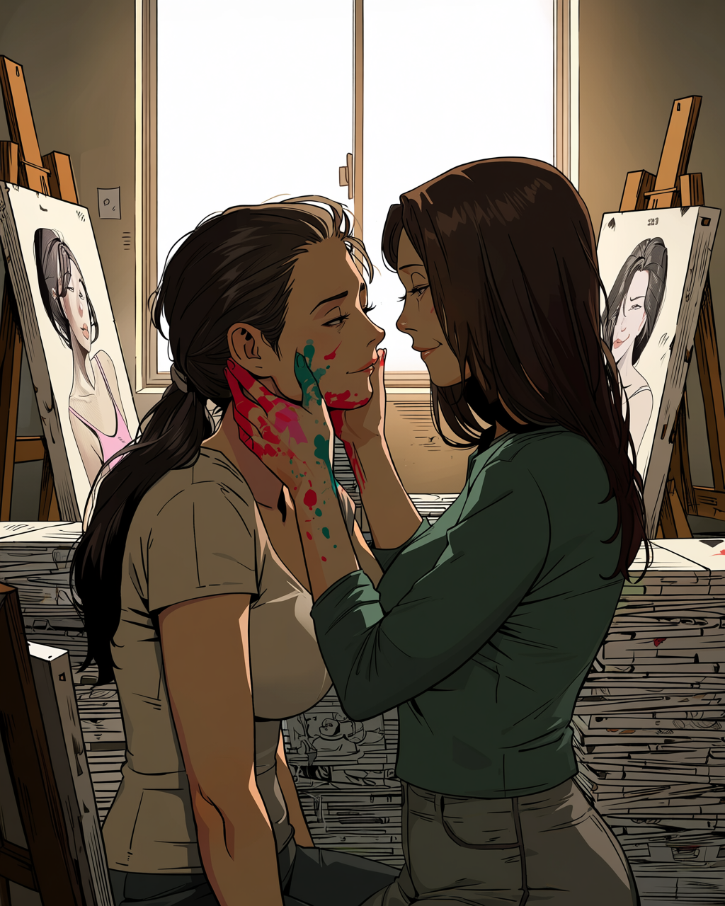 Paint Under Her Nails